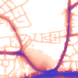 Daytime road noise heatmap for IG11 9NJ