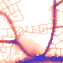 Daytime road noise heatmap for IG11 9NL