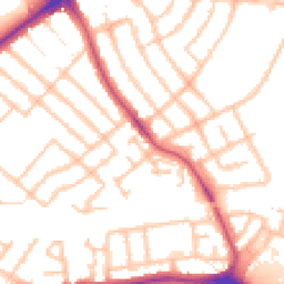 Daytime road noise heatmap for IG11 9PD