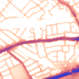 Daytime road noise heatmap for IG11 9PN