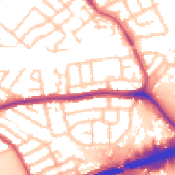 Daytime road noise heatmap for IG11 9PX
