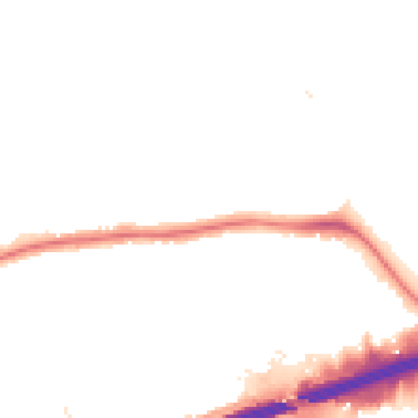 Night-time road noise heatmap for IG11 9PX