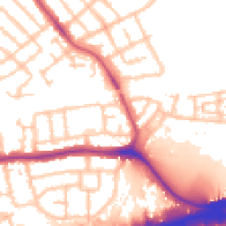 Daytime road noise heatmap for IG11 9QF