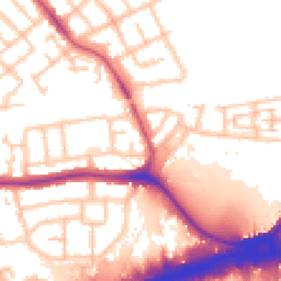 Daytime road noise heatmap for IG11 9QL