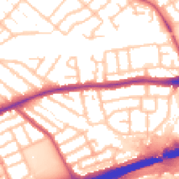 Daytime road noise heatmap for IG11 9RS