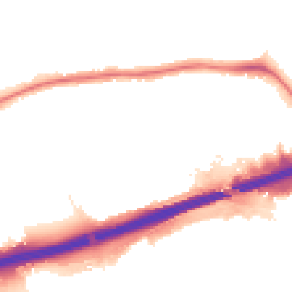 Night-time road noise heatmap for IG11 9SG
