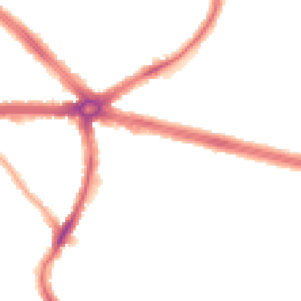 Night-time road noise heatmap for IG2 6DB