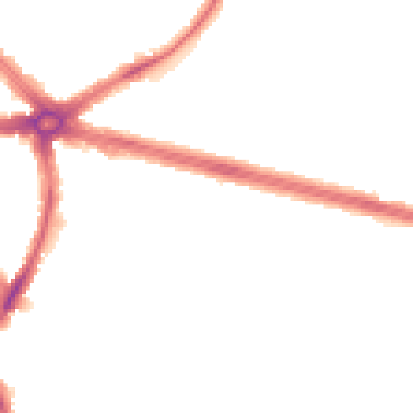 Night-time road noise heatmap for IG2 6DH