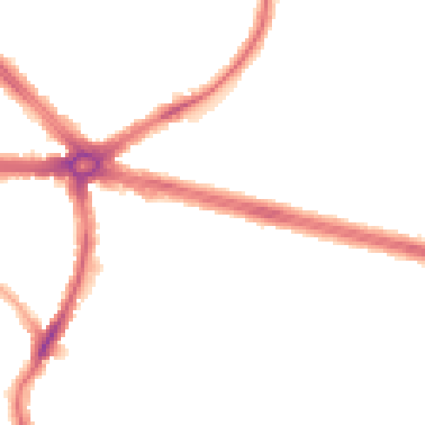Night-time road noise heatmap for IG2 6EH
