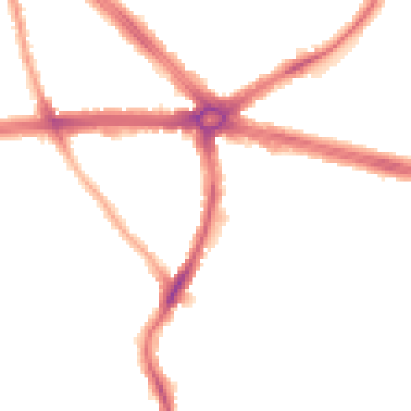Night-time road noise heatmap for IG2 6ER