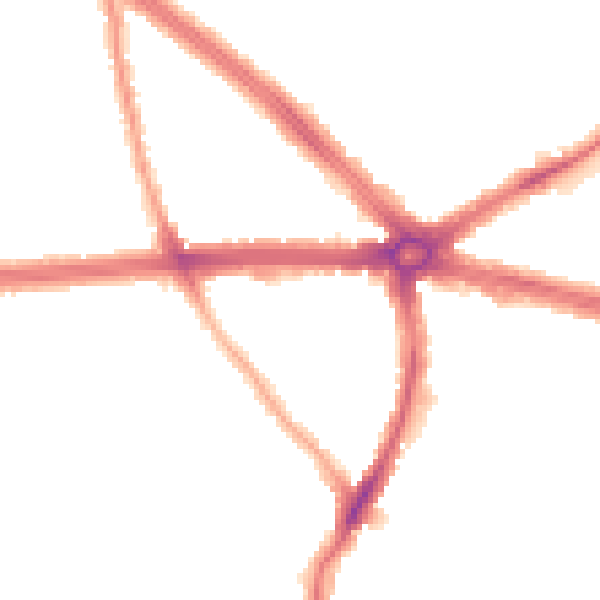 Night-time road noise heatmap for IG2 6JL