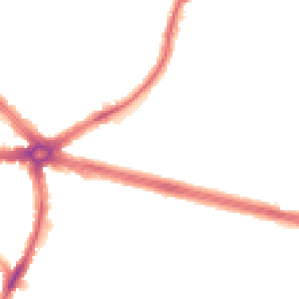 Night-time road noise heatmap for IG2 6LY