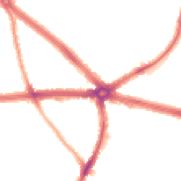 Night-time road noise heatmap for IG2 6NE