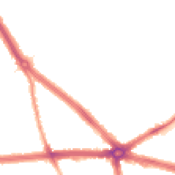 Night-time road noise heatmap for IG2 6XT
