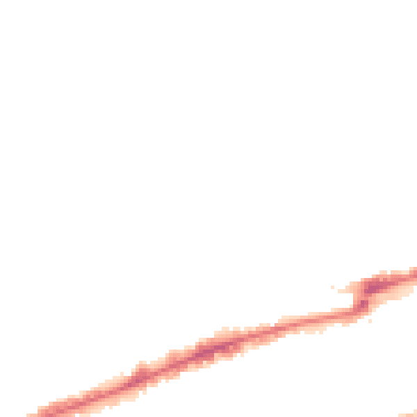 Night-time road noise heatmap for IG2 7AG