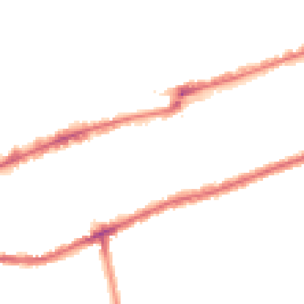 Night-time road noise heatmap for IG3 8BD
