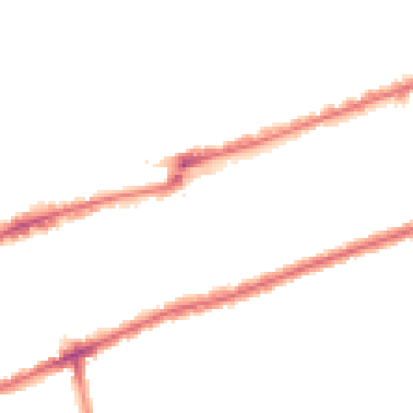 Night-time road noise heatmap for IG3 8DH