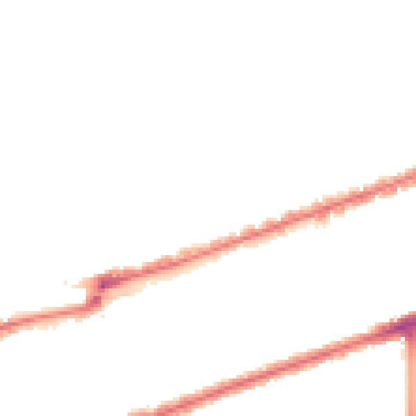 Night-time road noise heatmap for IG3 8PT