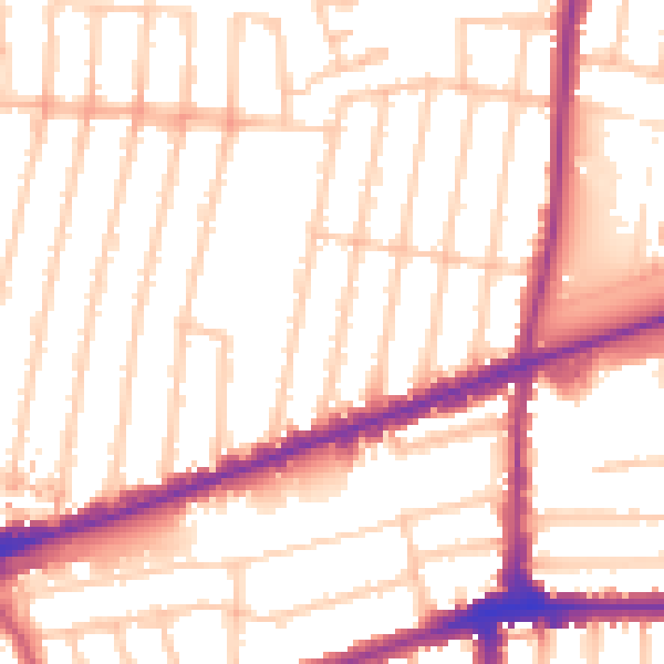 Daytime road noise heatmap for IG3 8SJ