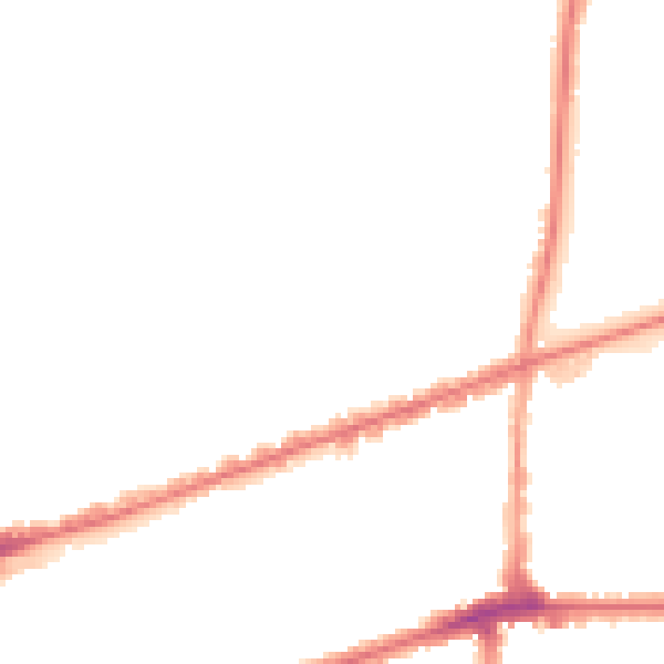 Night-time road noise heatmap for IG3 8SJ