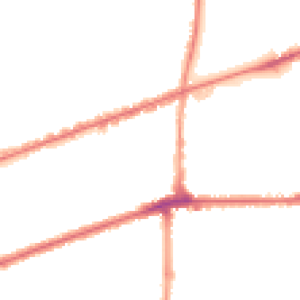 Night-time road noise heatmap for IG3 9XE
