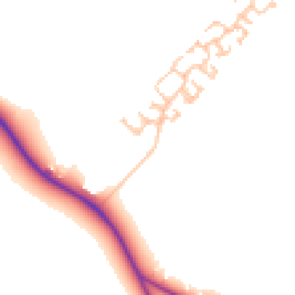 Daytime road noise heatmap for IG7 4FD