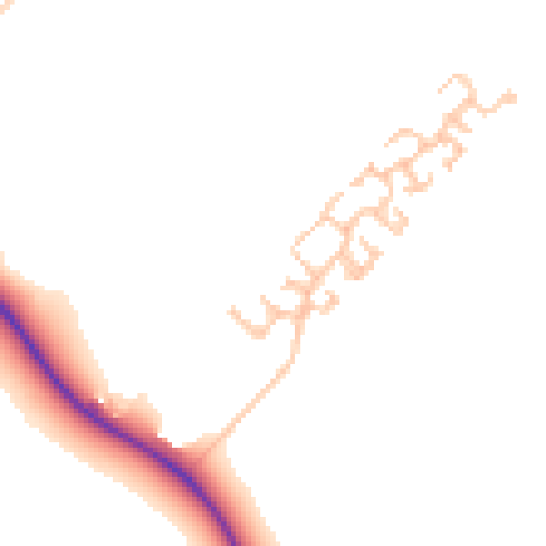 Daytime road noise heatmap for IG7 4FN