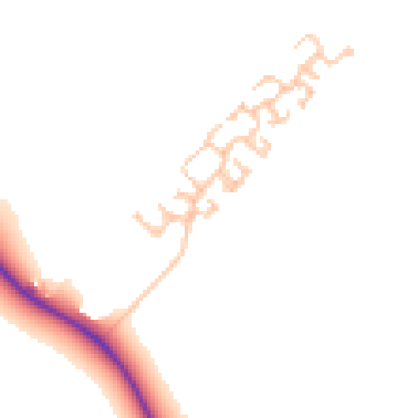 Daytime road noise heatmap for IG7 4FR