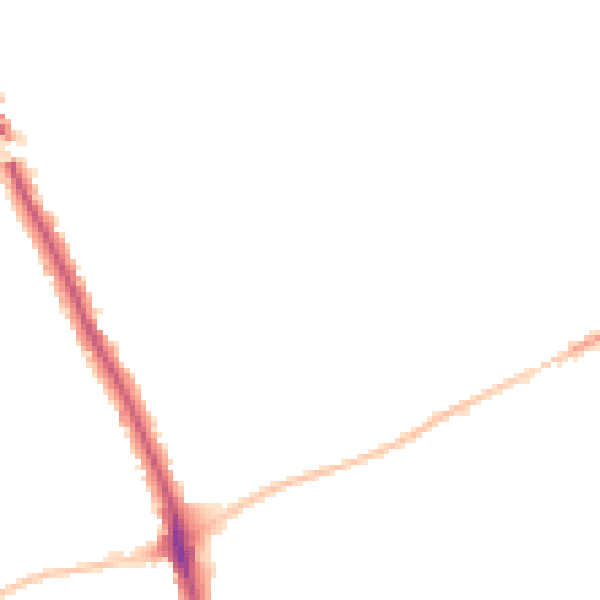 Night-time road noise heatmap for IG7 5ES