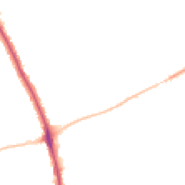 Night-time road noise heatmap for IG7 5HQ