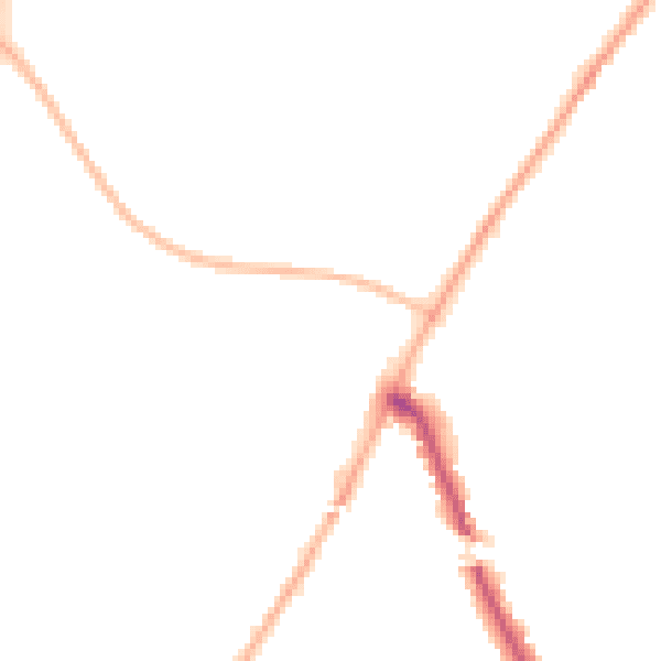 Night-time road noise heatmap for IG7 6AA