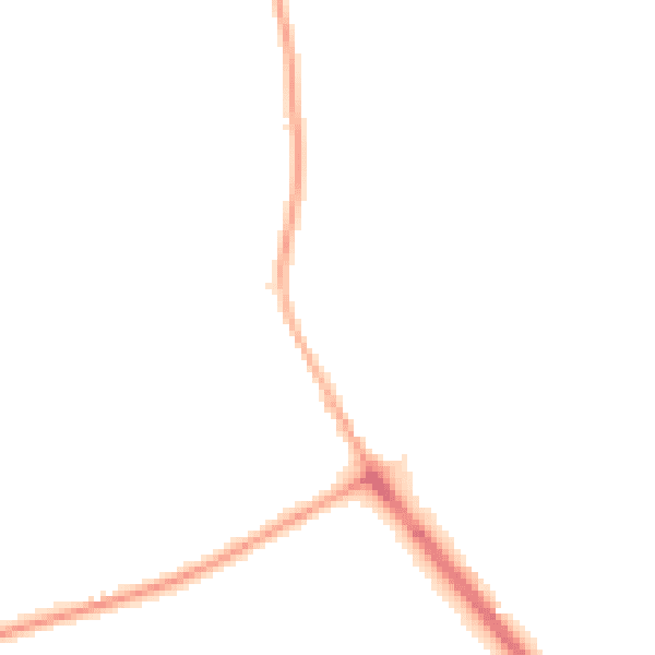 Night-time road noise heatmap for IG7 6BZ
