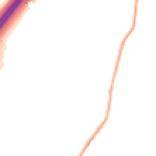 Night-time road noise heatmap for IG7 6DP