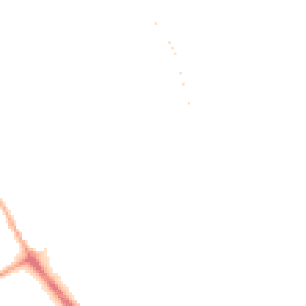 Night-time road noise heatmap for IG7 6EX