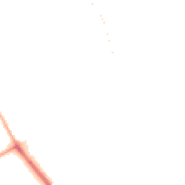 Night-time road noise heatmap for IG7 6HB