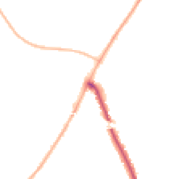 Night-time road noise heatmap for IG7 6PH