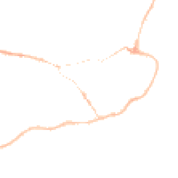 Night-time road noise heatmap for IP12 1AG