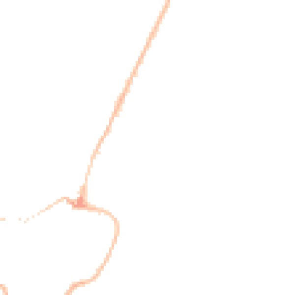 Night-time road noise heatmap for IP12 1AN