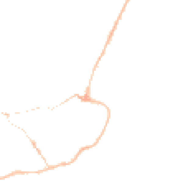 Night-time road noise heatmap for IP12 1AR