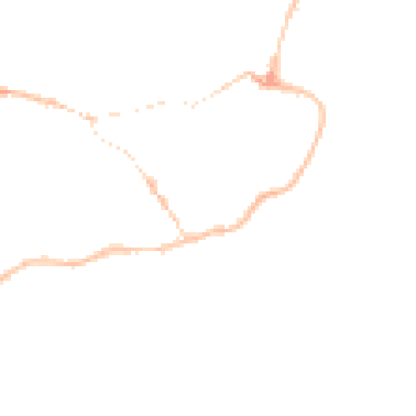 Night-time road noise heatmap for IP12 1BU