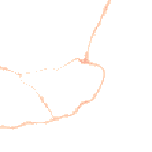 Night-time road noise heatmap for IP12 1DB