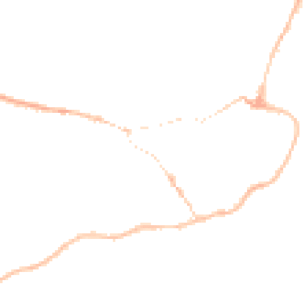 Night-time road noise heatmap for IP12 1DH