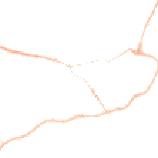 Night-time road noise heatmap for IP12 1DS