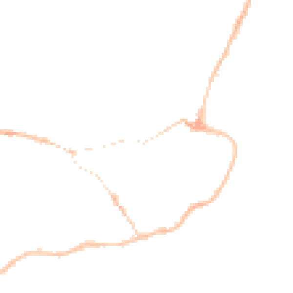 Night-time road noise heatmap for IP12 1DU