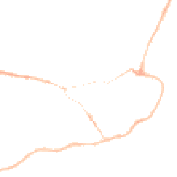 Night-time road noise heatmap for IP12 1DZ