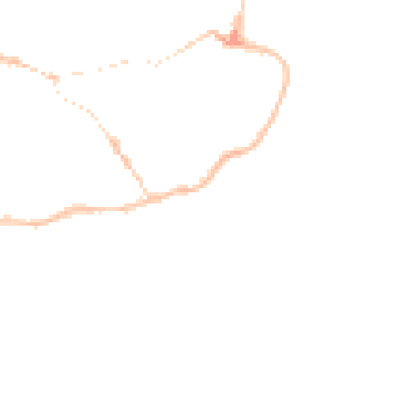 Night-time road noise heatmap for IP12 1FP