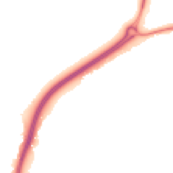 Night-time road noise heatmap for IP12 1HA