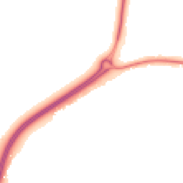 Night-time road noise heatmap for IP12 1JQ