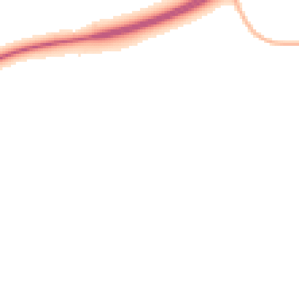Night-time road noise heatmap for IP12 1TE