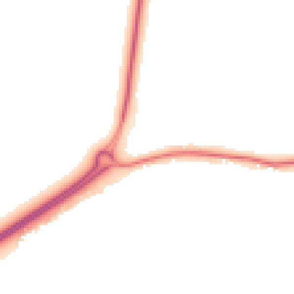 Night-time road noise heatmap for IP12 1TR
